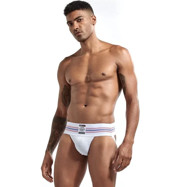 JOCKMAIL - Classic White Jockstrap - Image 11