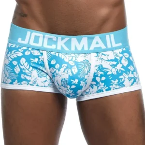 JOCKMAIL – Floral Blue & White Trunks