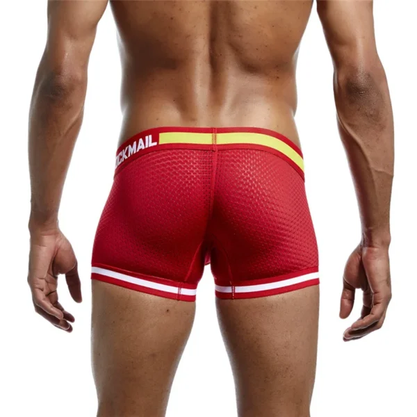 JOCKMAIL - Inferno Blaze Half-Mesh Trunks - Image 2