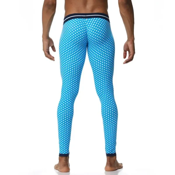 JOCKMAIL – Starred Blue & Red Long Johns - Image 3
