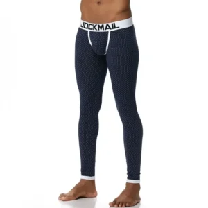 JOCKMAIL - Navy Full-Mesh Long Johns