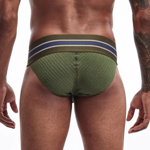 JOCKMAIL - Green Jock-Style Tanga Briefs - Image 3