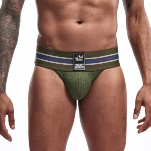 JOCKMAIL - Green Jock-Style Tanga Briefs