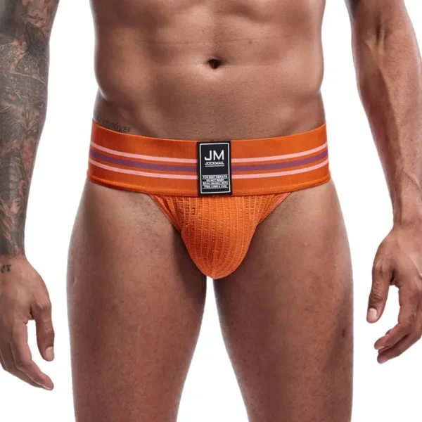 JOCKMAIL - Orange Jock-Style Tanga Briefs