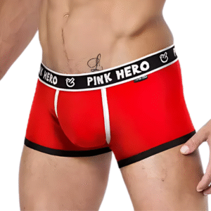 PINK HERO - Plain Red Boxer-Briefs