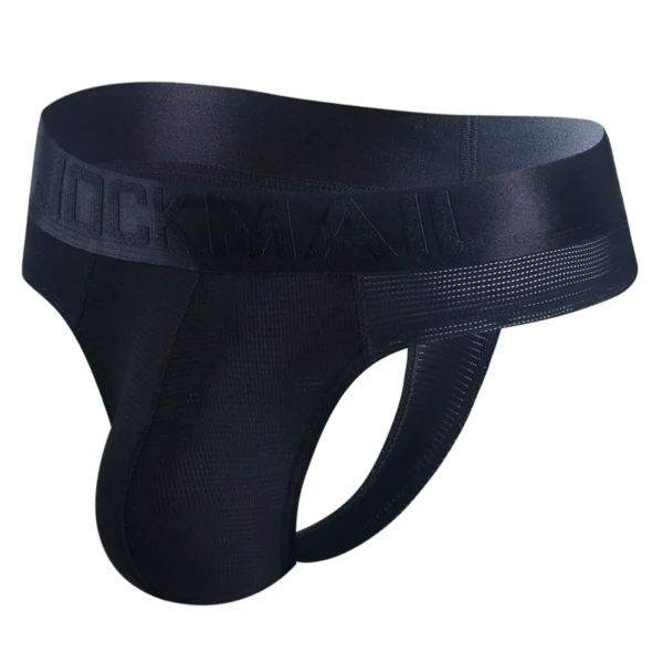 JOCKMAIL - Black Essential Thong - Image 2