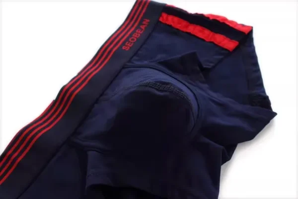 SEOBEAN - Navy Sport Stripe Boxer-Briefs - Image 5