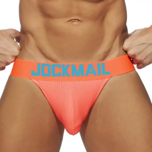 JOCKMAIL - Vibrant Orange Jockstrap - Image 3