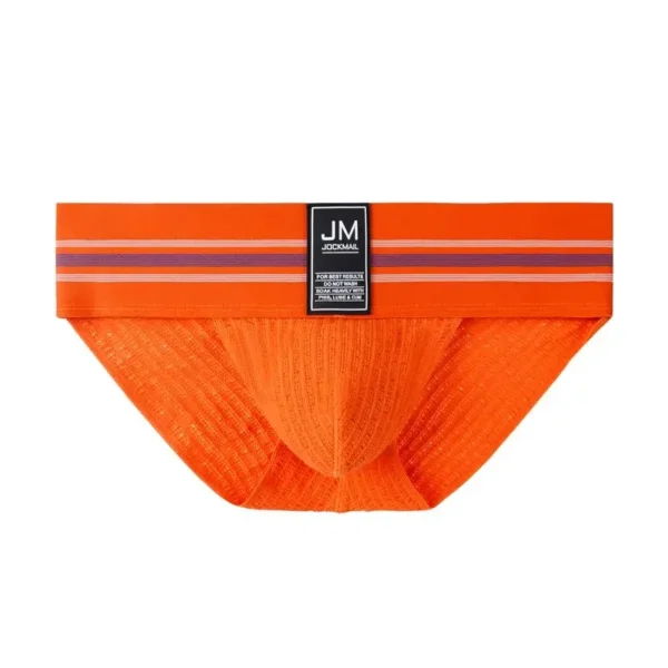 JOCKMAIL - Orange Jock-Style Tanga Briefs - Image 2