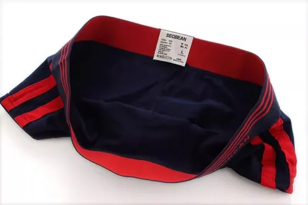 SEOBEAN - Navy Sport Stripe Boxer-Briefs - Image 3