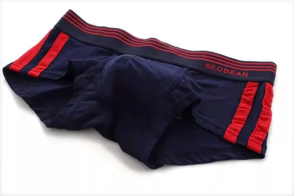 SEOBEAN - Navy Sport Stripe Boxer-Briefs - Image 4