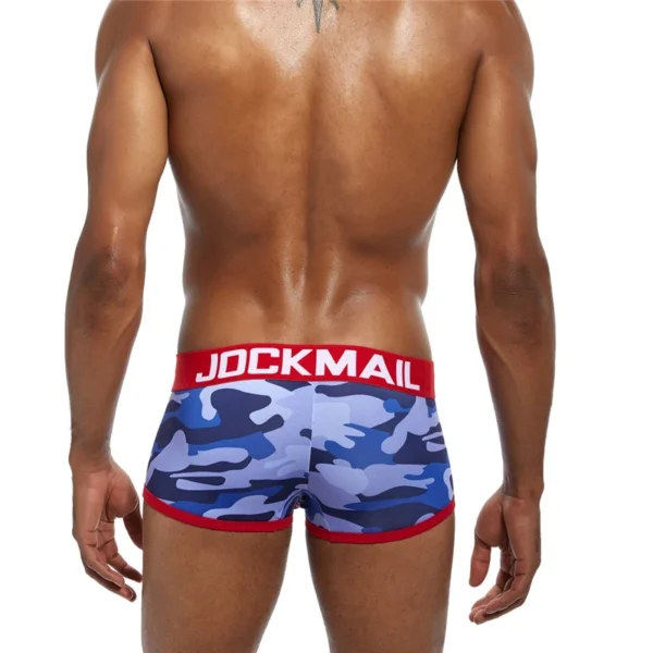 JOCKMAIL - Blue & Red Army Trunks - Image 3