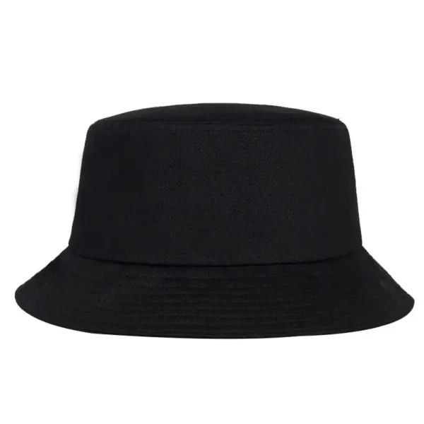 Plain Black Bucket Hat