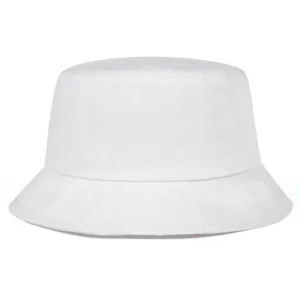 Plain White Bucket Hat