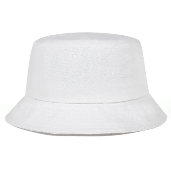 Plain White Bucket Hat