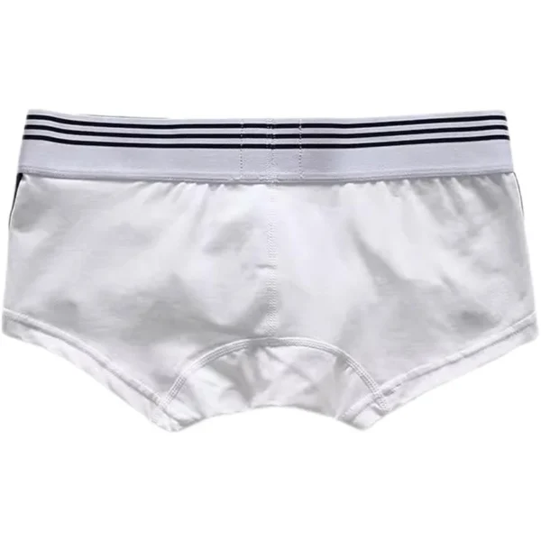 SEOBEAN - White Sport Stripe Boxer-Briefs - Image 2