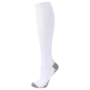 White Sports Compression Socks