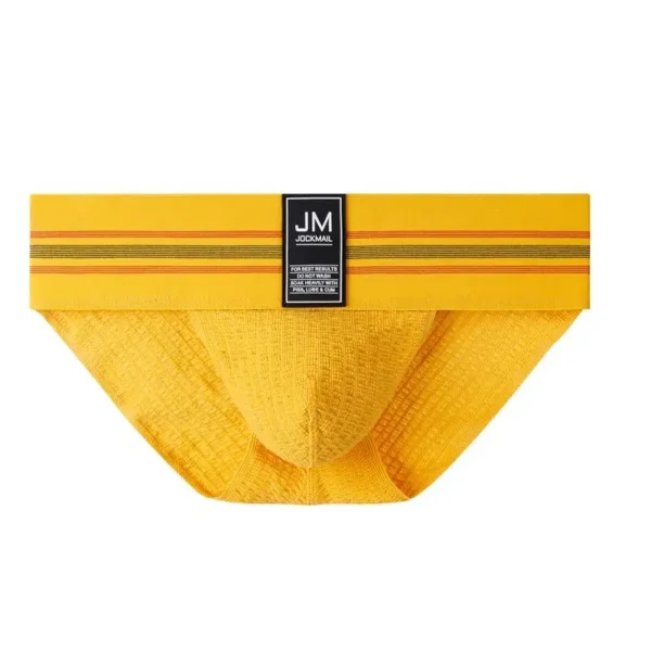 JOCKMAIL - Yellow Jock-Style Tanga Briefs - Image 2