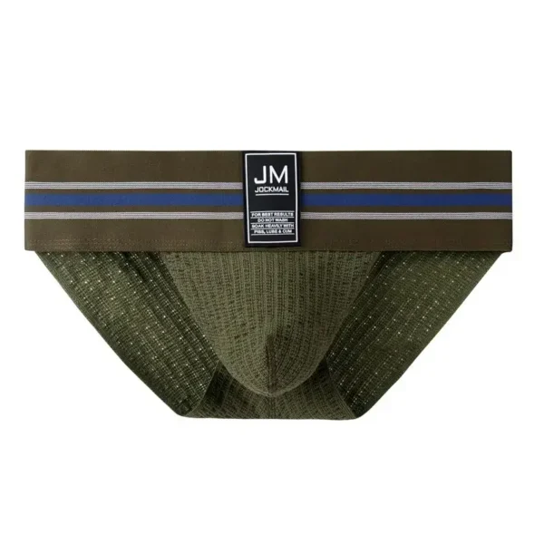 JOCKMAIL - Green Jock-Style Tanga Briefs - Image 2