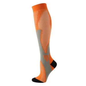 Orange Sports Compression Socks