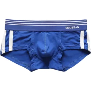 SEOBEAN - Blue Sport Stripe Boxer-Briefs
