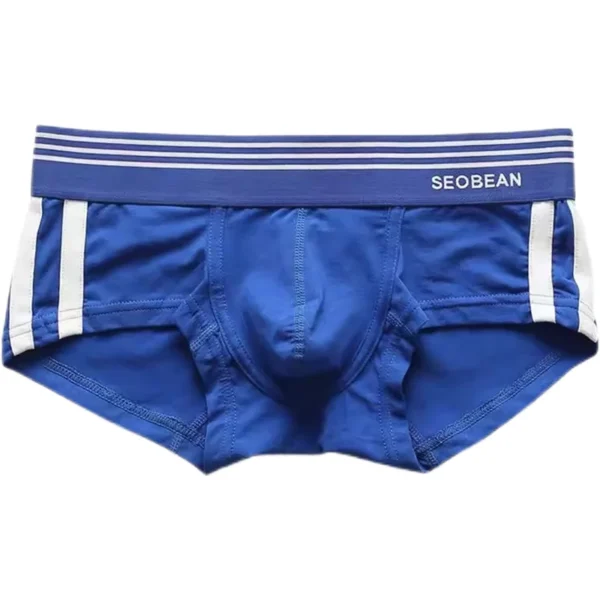 SEOBEAN - Blue Sport Stripe Boxer-Briefs