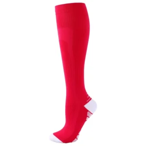 Red Sports Compression Socks