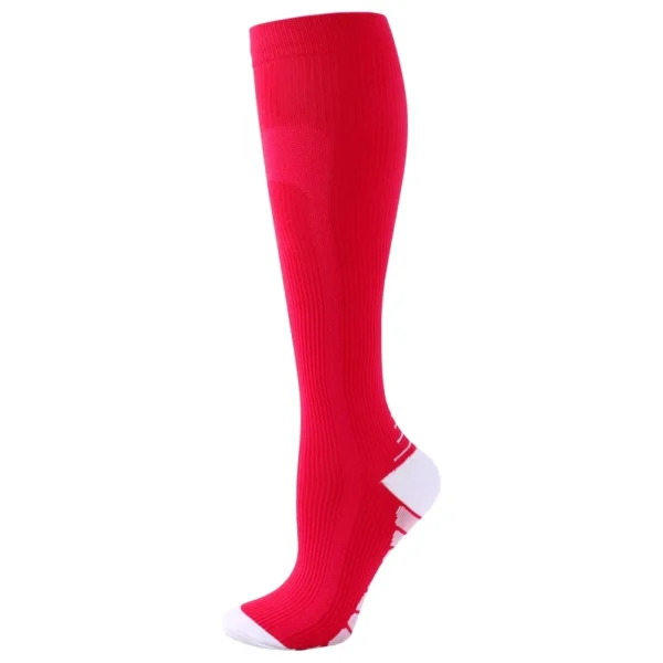 Red Sports Compression Socks
