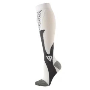 White & Grey Sports Compression Socks