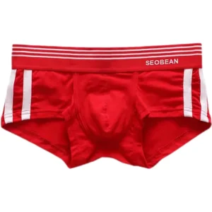 SEOBEAN - Red Sport Stripe Boxer-Briefs
