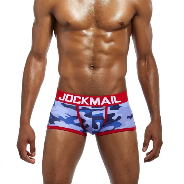 JOCKMAIL - Blue & Red Army Trunks - Image 2